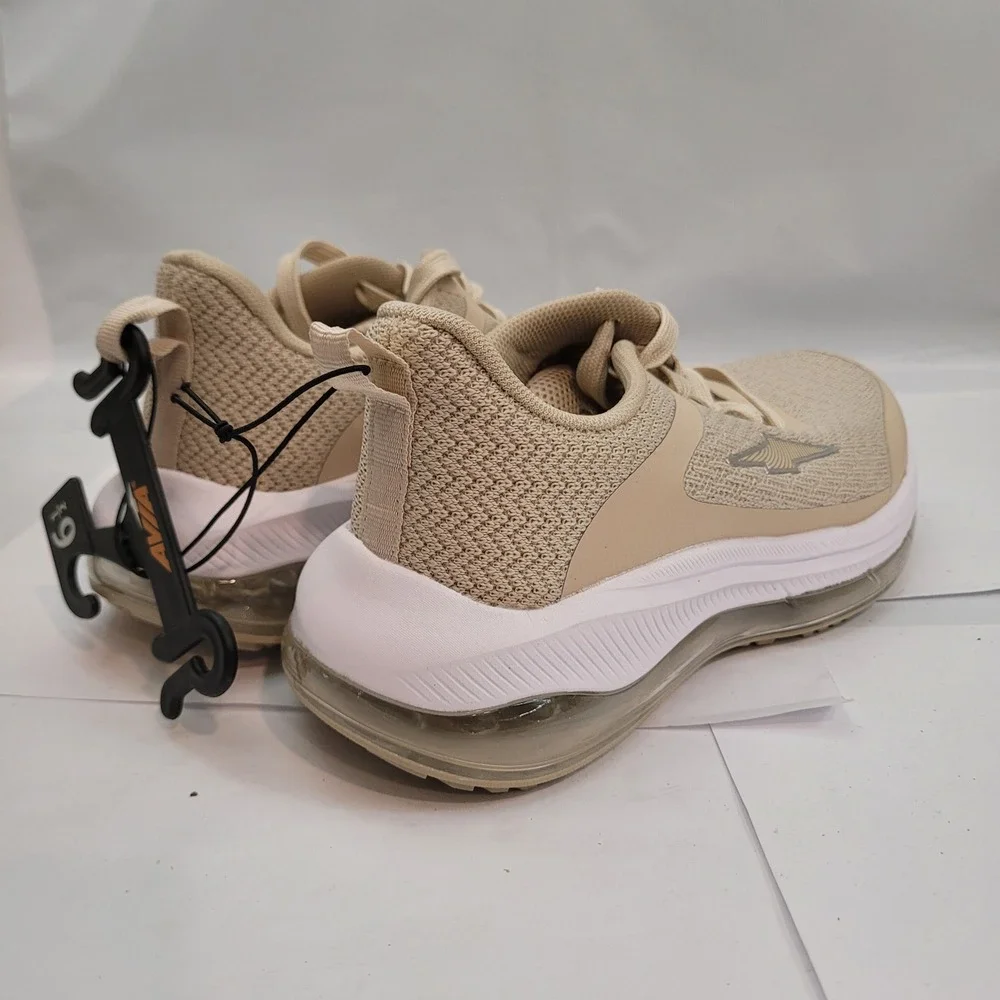 Avia Walking Sneakers Womens Size 6.5 Beige Tan Mesh Air Cushion AV12030W